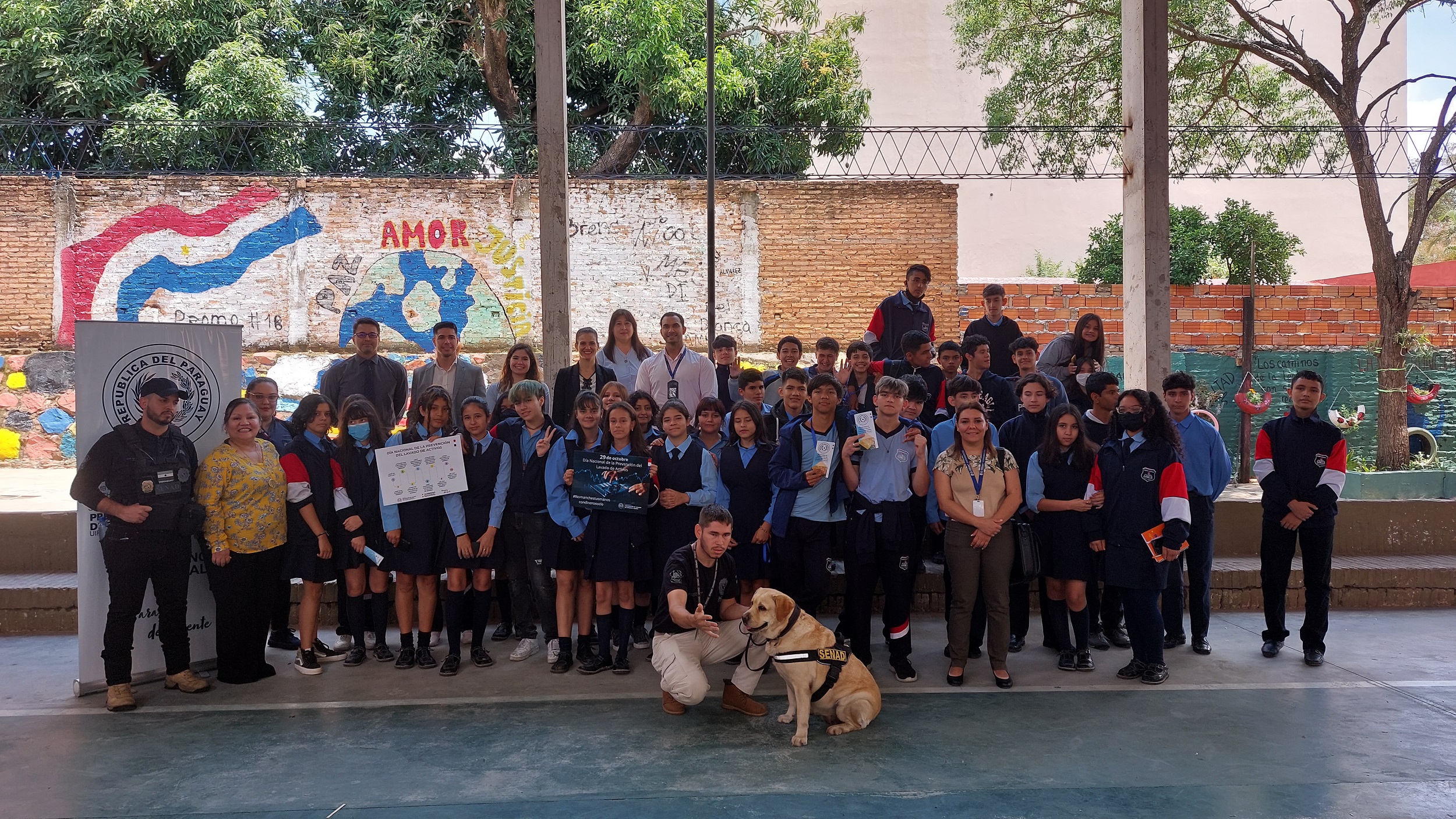 Alumnos del Colegio Adela Speratti fueron capacitados en el marco de SEPRELAD Educa 