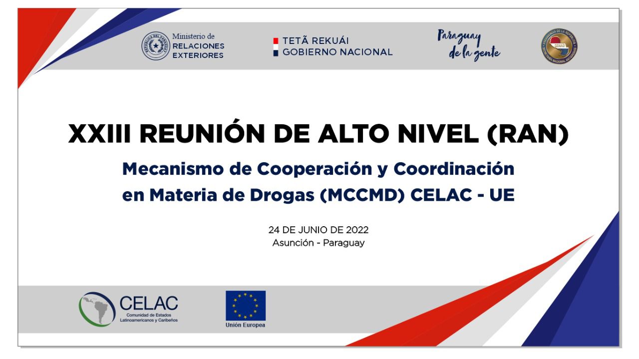 SEPRELAD participó en la XXIII Reunión de Alto Nivel (RAN) del Mecanismo de Cooperación y Coordinación en Materia de Drogas