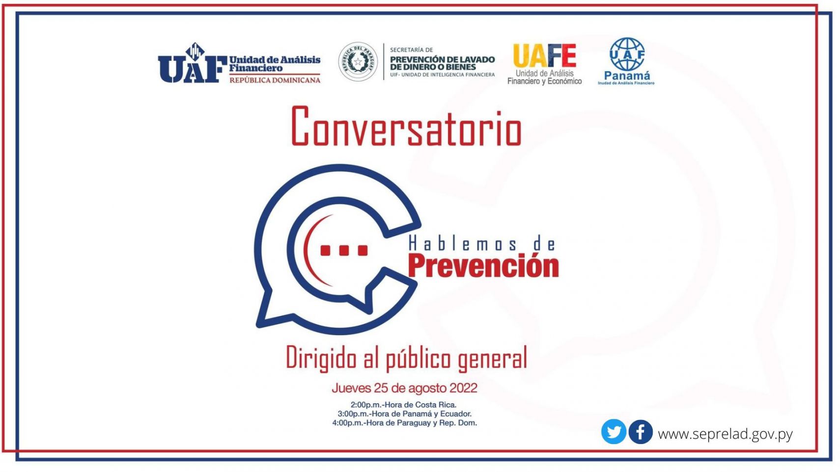 Segundo Conversatorio "Hablemos de Prevención"