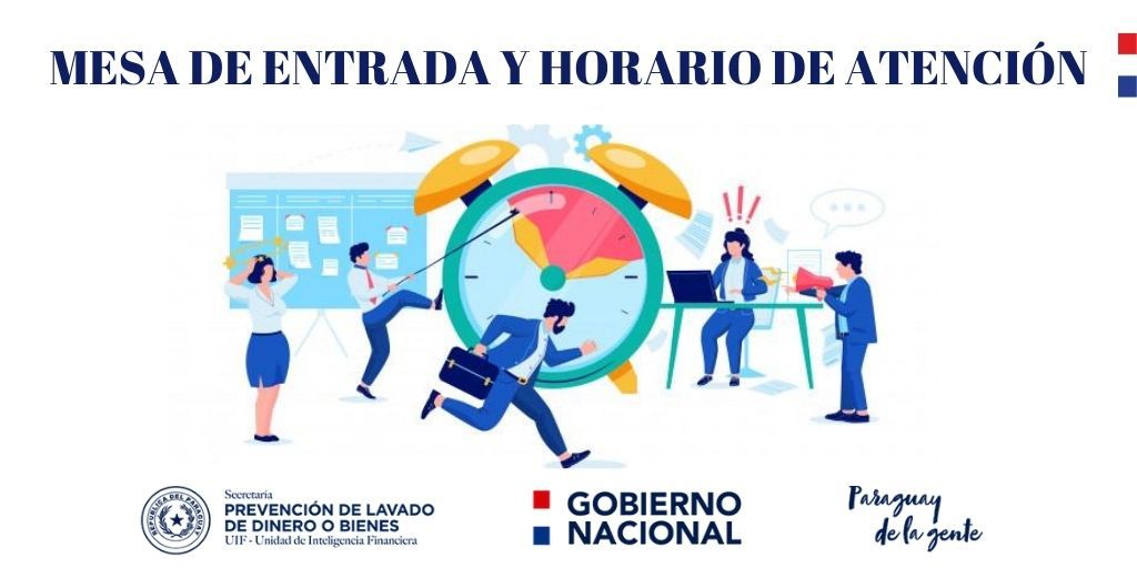 MESA DE ENTRADA Y HORARIO DE ATENCIÓN 