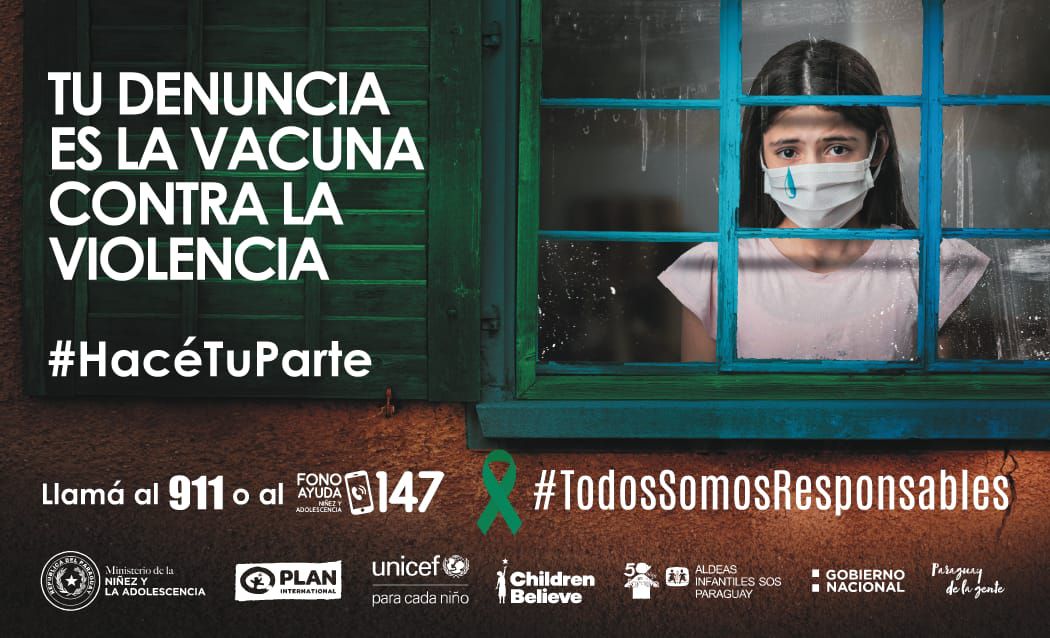 SEPRELAD se une a campaña de concienciación sobre el abuso sexual y otras formas de violencia hacia niñas, niños y adolescentes