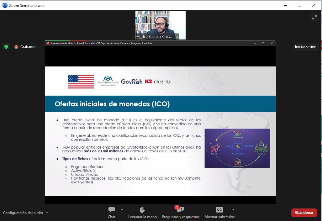 Paraguay fortalece conocimientos en activos virtuales gracias al apoyo del Gobierno de los Estados Unidos de América