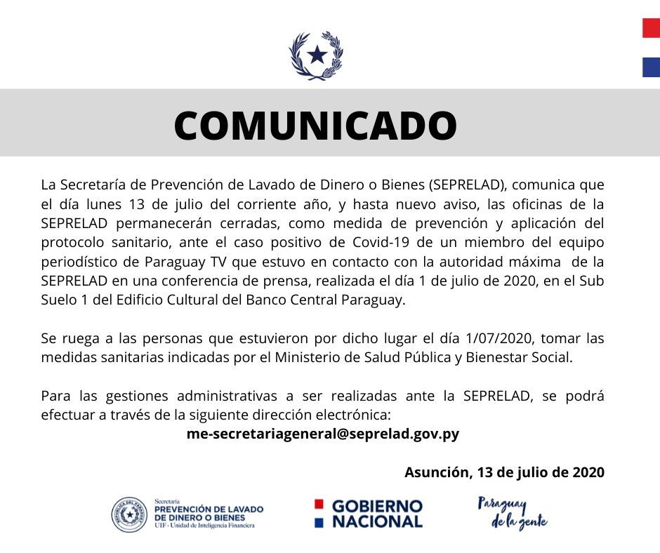 COMUNICADO