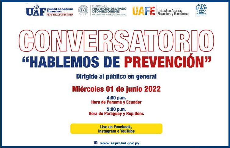 SEPRELAD y las UIFs de República Dominicana, Ecuador y Panamá realizarán Conversatorio sobre normativa ALA/CFT para el sector de abogados