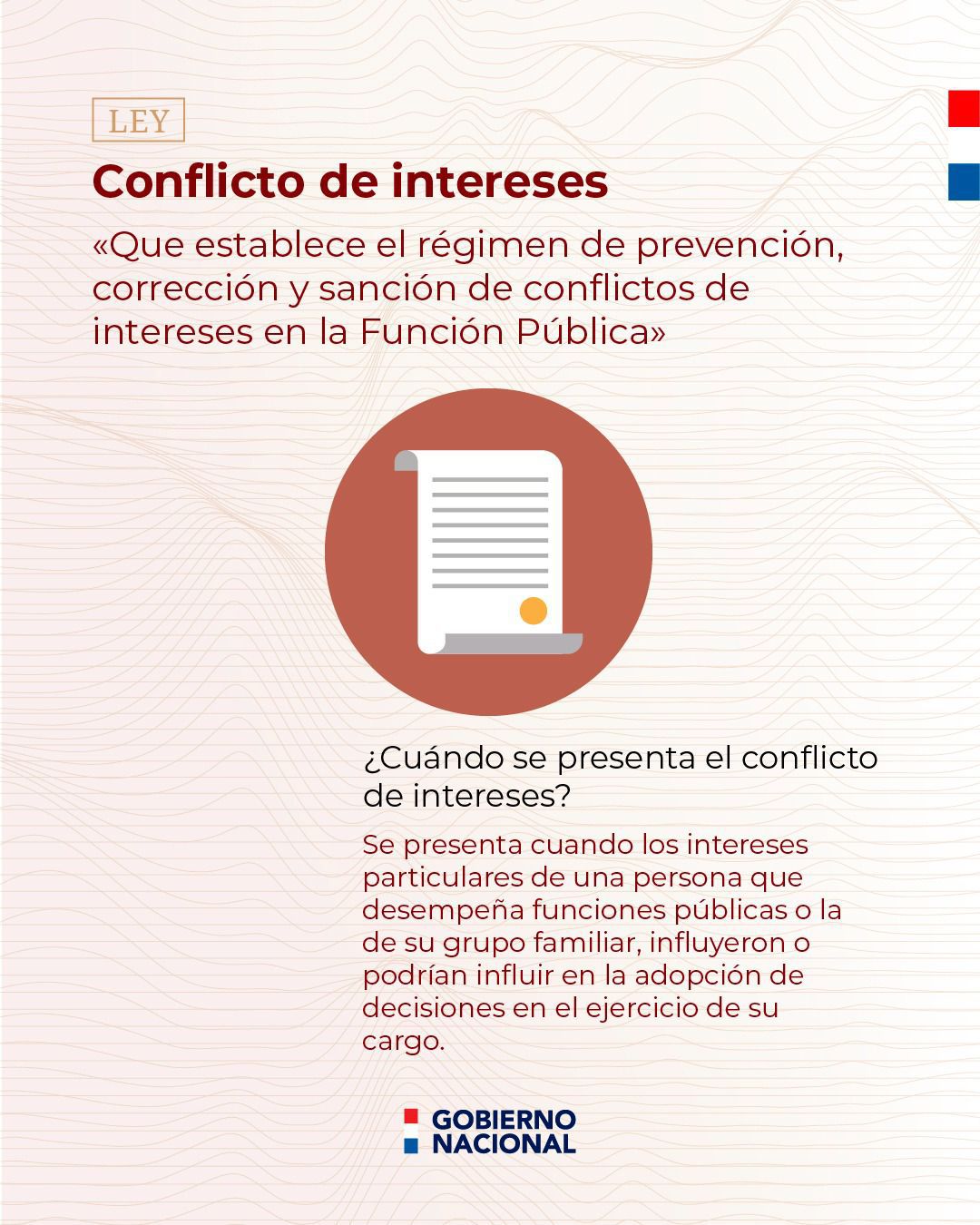 Ejecutivo promulga Ley de conflicto de intereses