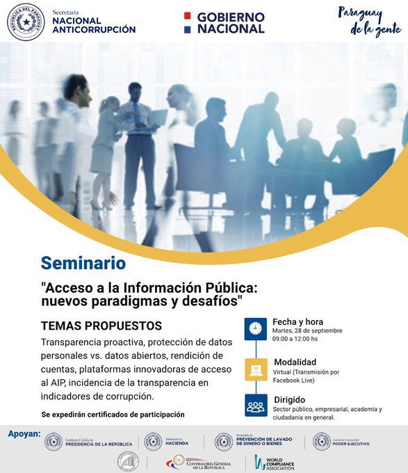 SEPRELAD participa en seminario virtual de Acceso a la Información Pública 