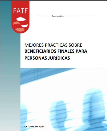 Mejores prácticas sobre beneficiarios finales para personas jurídicas