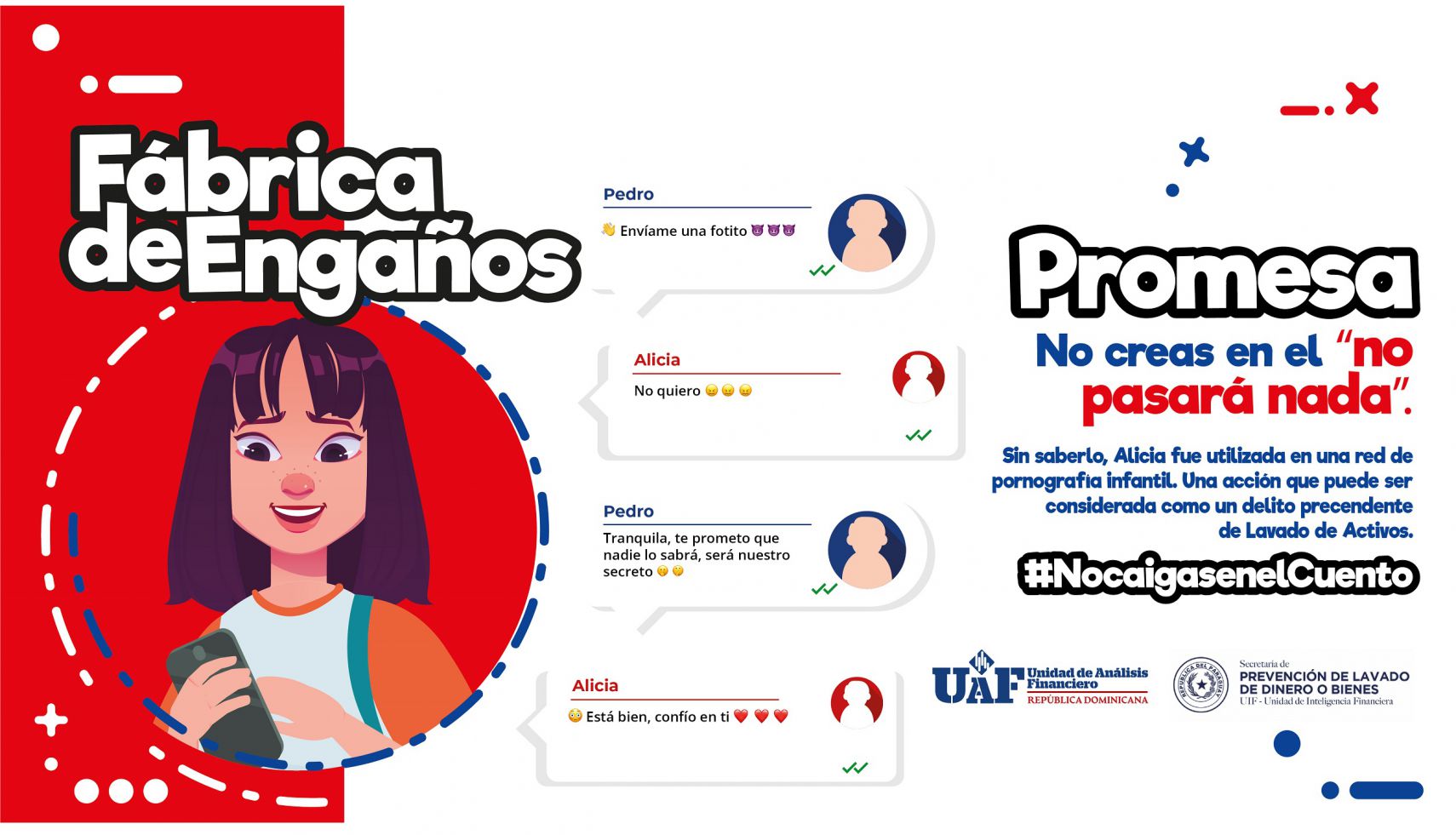 “Fábrica de Engaños” la nueva campaña de concienciación de la SEPRELAD en conjunto con la UAF de República Dominicana