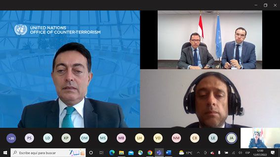 SEPRELAD participa en reunión informativa para fortalecer la capacidad en la lucha contra el terrorismo