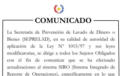 COMUNICADO PARA LOS SUJETOS OBLIGADOS