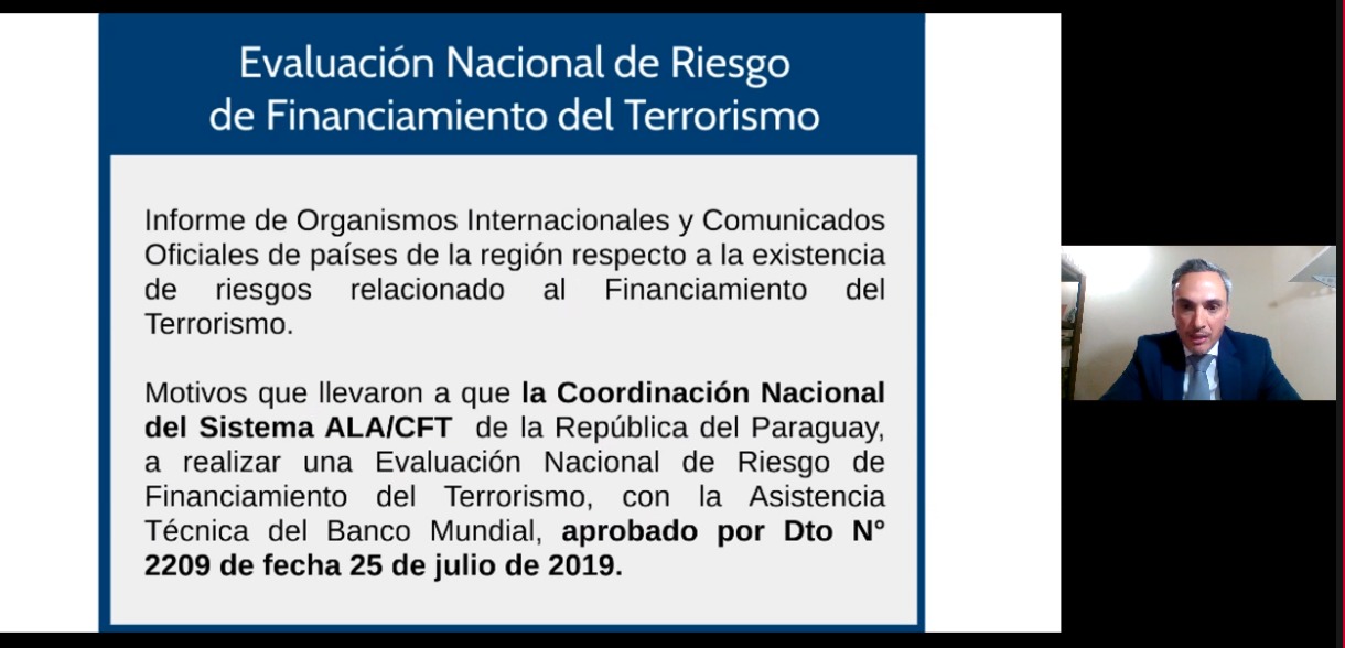SEPRELAD y BCP expusieron resultados de la Evaluación Nacional de Riesgos en materia de Financiamiento del Terrorismo