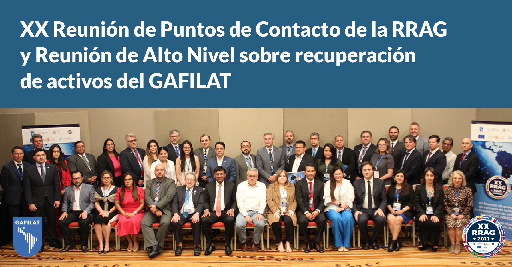 Ministra participa en la XX Reunión de Puntos de Contacto de la RRAG y en Reunión de Alto Nivel sobre recuperación de activos del GAFILAT