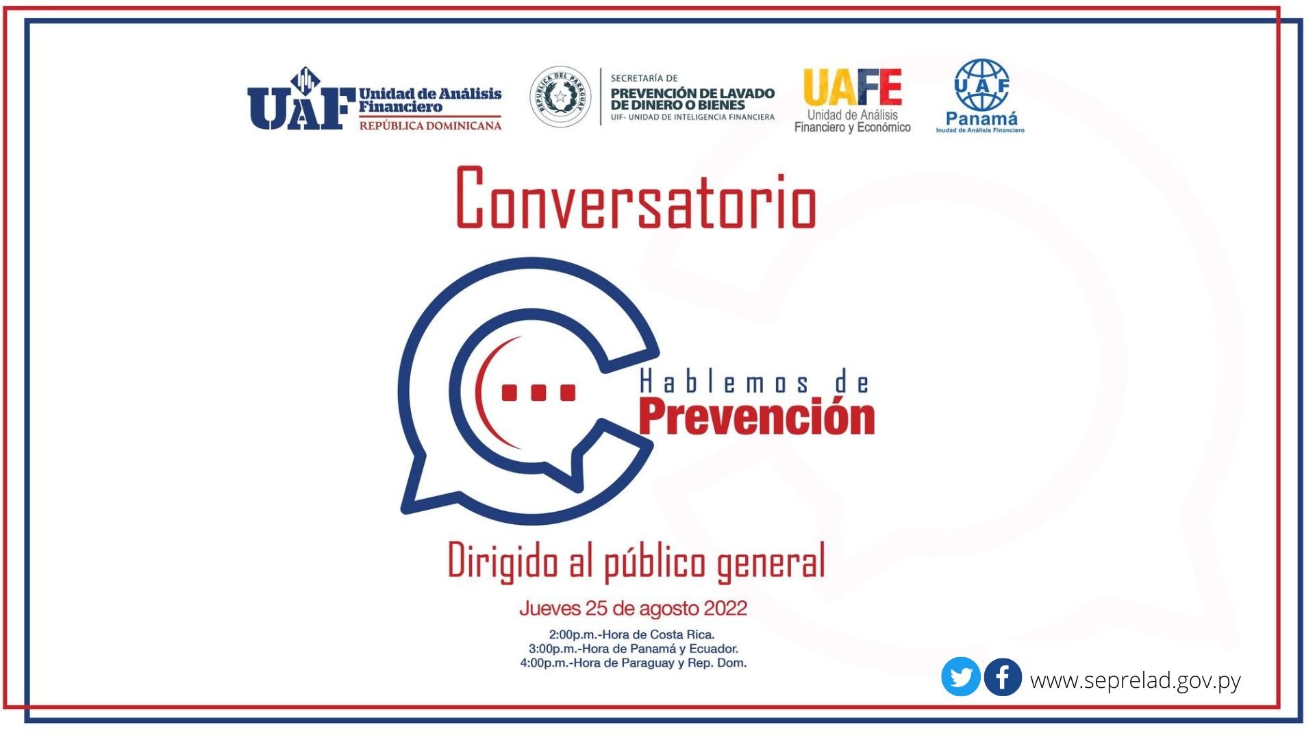 Segundo Conversatorio "Hablemos de Prevención"