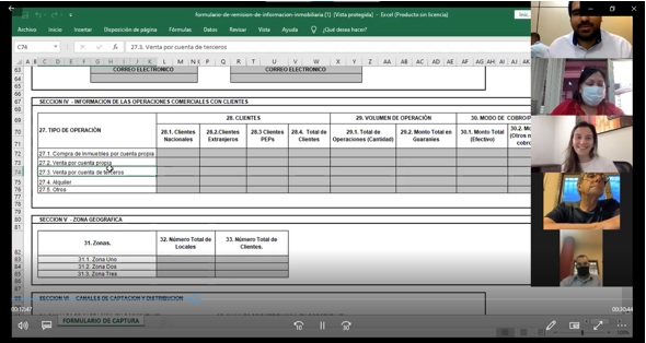 Más de 300 Sujetos Obligados se capacitaron sobre el Formulario de Remisión y Actualización de Datos