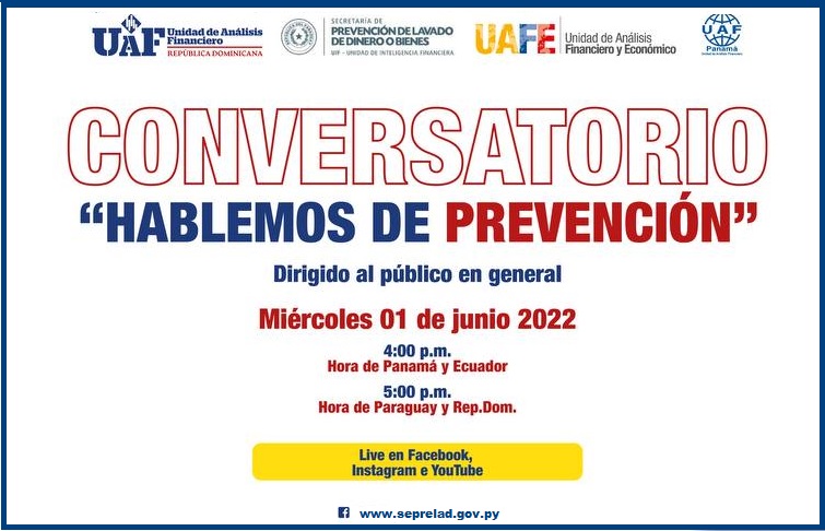SEPRELAD y las UIFs de República Dominicana, Ecuador y Panamá realizarán Conversatorio sobre normativa ALA/CFT para el sector de abogados