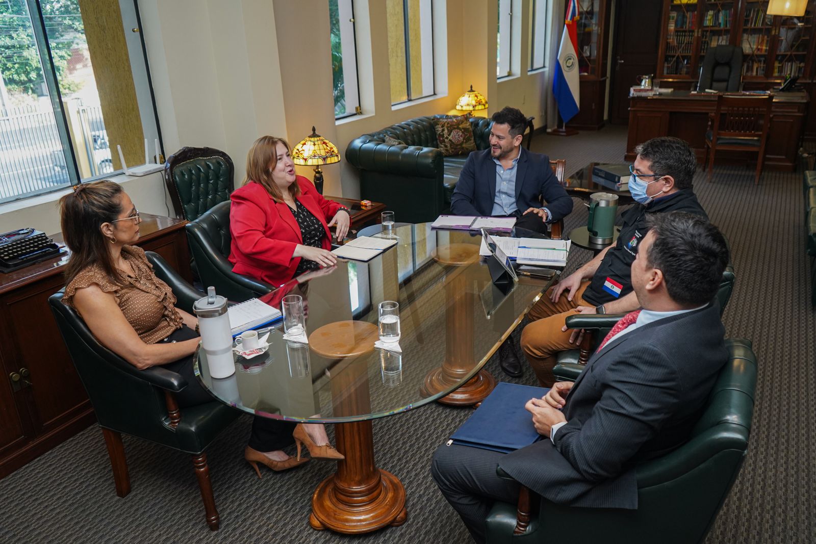 SEPRELAD y Tribunal Superior de Justicia Electoral mantienen reunión de trabajo