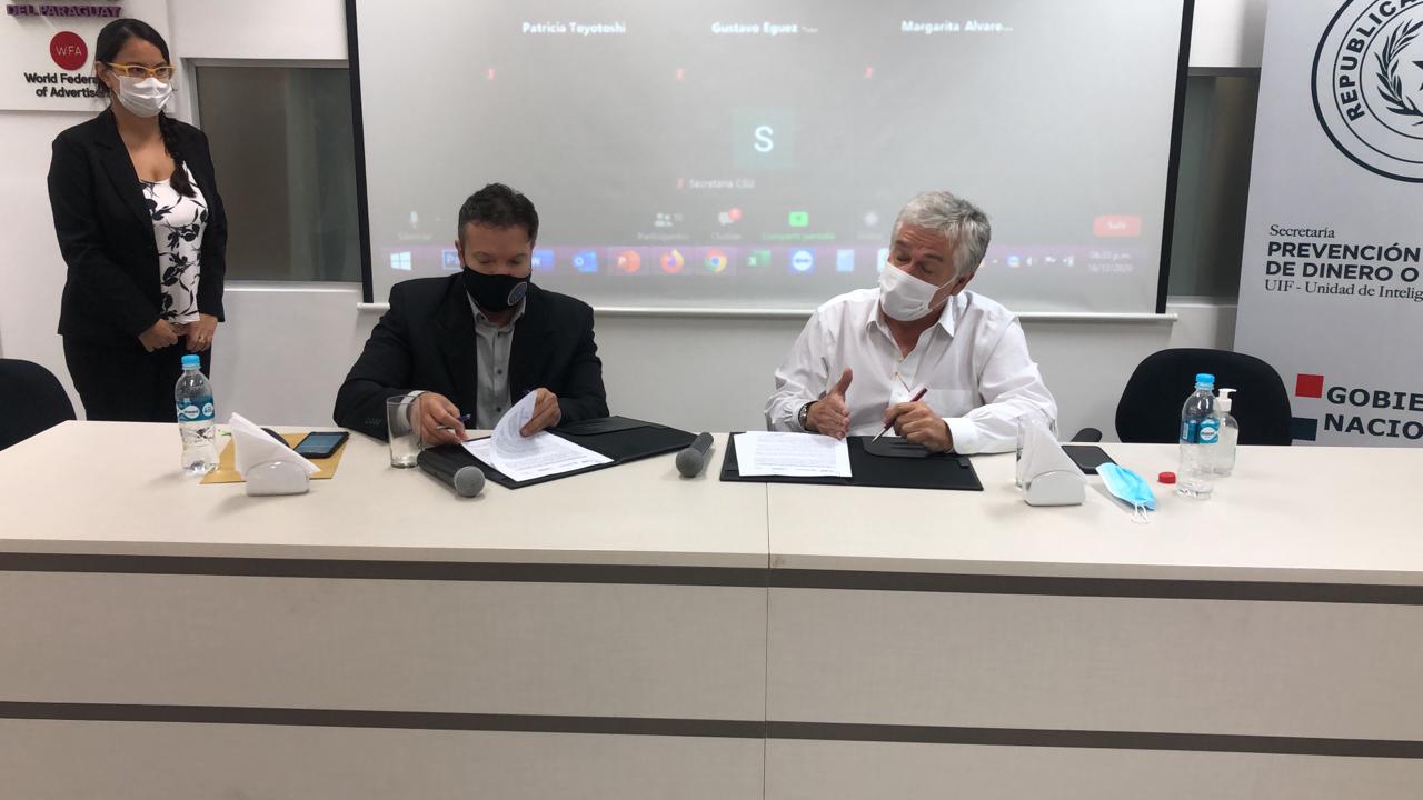 SEPRELAD y la Cámara de Anunciantes del Paraguay firman acuerdo de cooperación mutua
