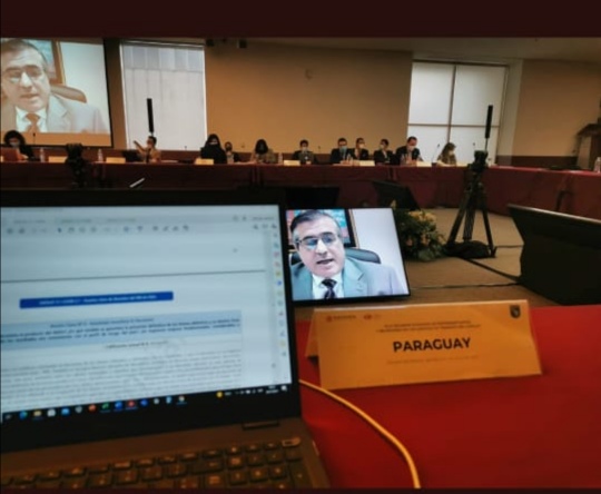 Ministro de la SENAC debatió sobre proceso de Evaluación Mutua de Chile como integrante del equipo 