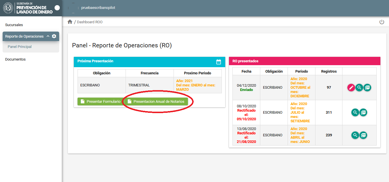 COMUNICADO PARA ESCRIBANOS Y NOTARIOS PÚBLICOS 